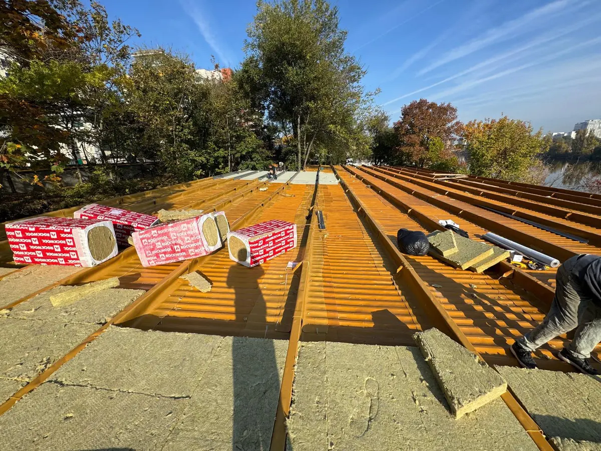 Fațadă cu termosistem — lucrare BSK Metaconstruct (proiect 11, București și Ilfov)