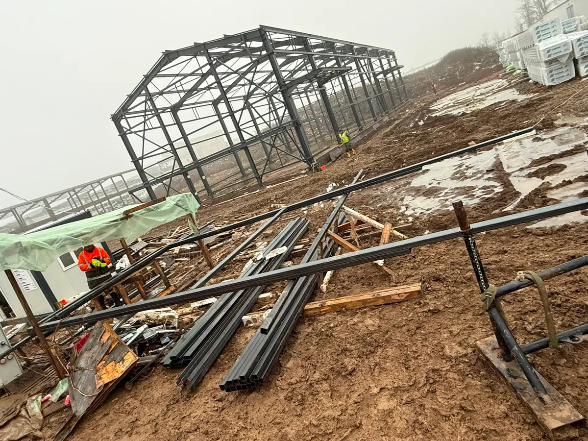 Structură metalică — lucrare BSK Metaconstruct (proiect 3, București și Ilfov)