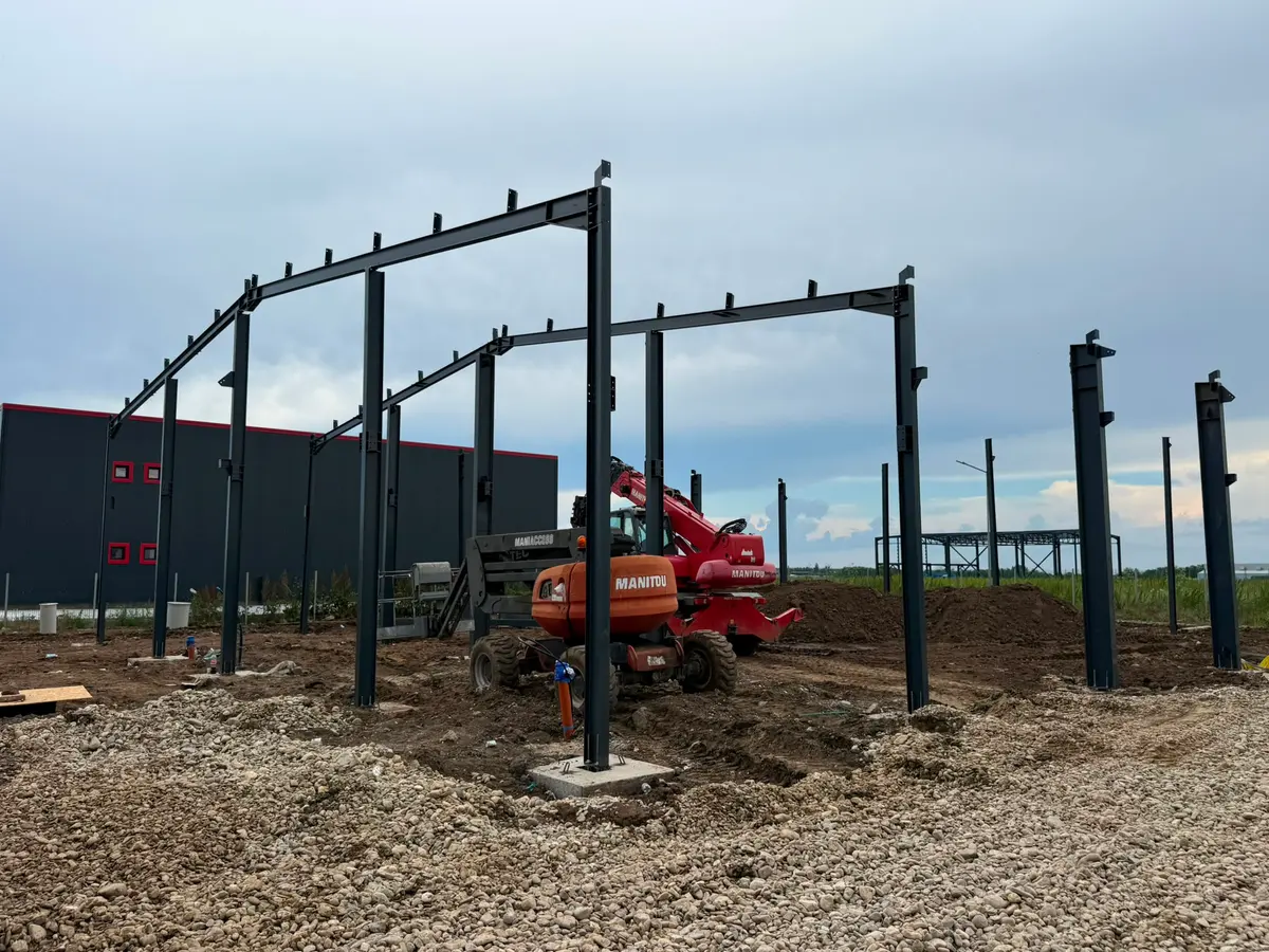 Structură metalică — lucrare BSK Metaconstruct (proiect 10, București și Ilfov)