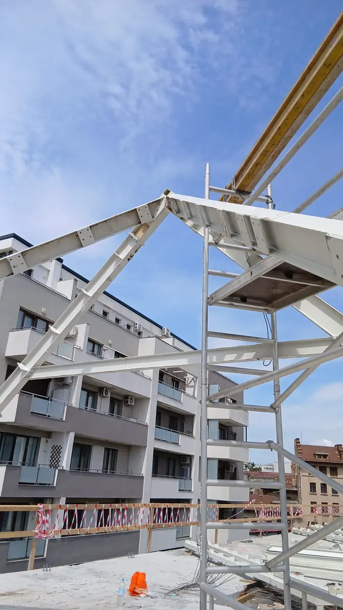 Structură metalică — lucrare BSK Metaconstruct (proiect 19, București și Ilfov)